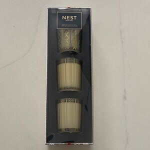 NEST Fragrances Gold and Cream Candle Trio